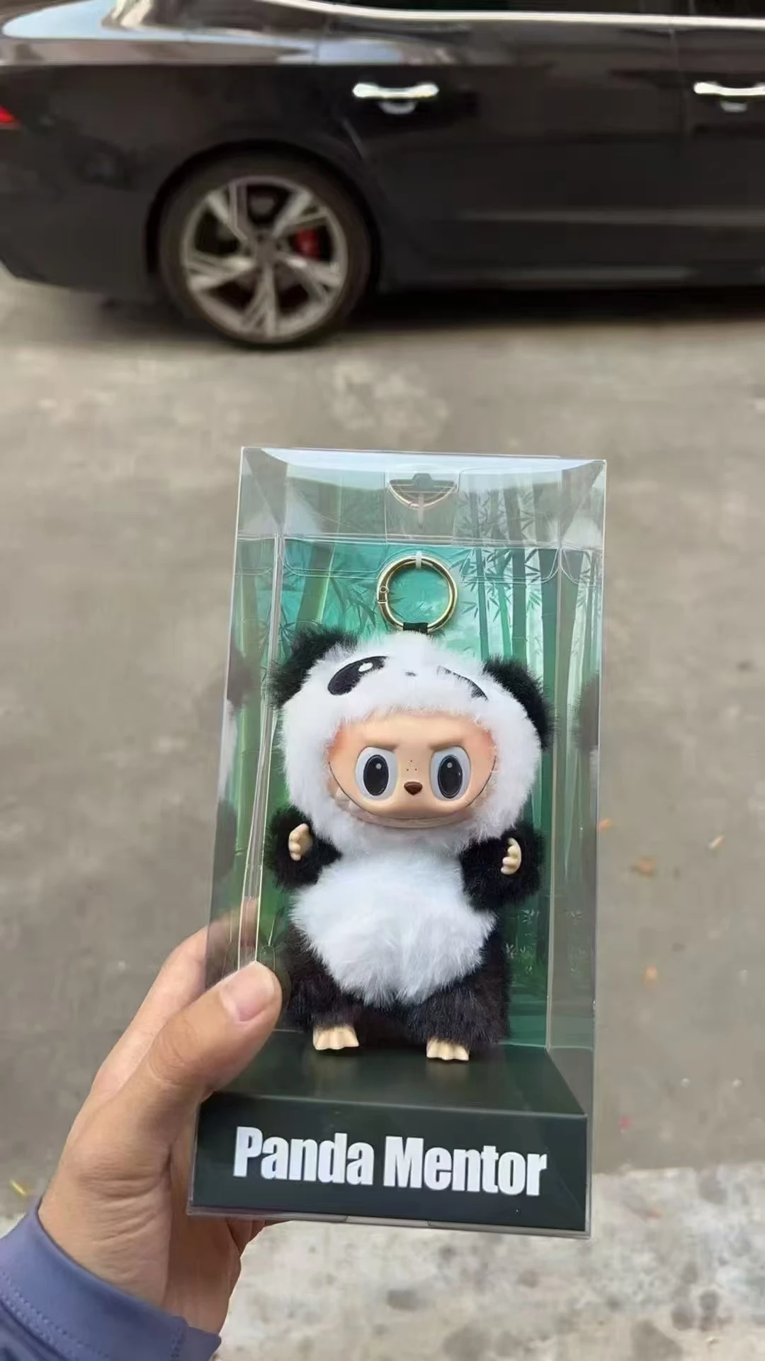 17cm Labubu Panda Mentor Series Blind Box Vinyl Doll Trendy Ornament  Keychain Collected 1:1 Replica High Qualitybirthday Gift