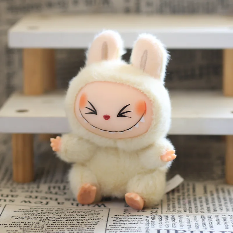 15cm Labubu Plush Keychain Cartoon Three-dimensional Enamel Doll Students Schoolbag Pendant Car Key Chain Gifts for Children 15cm Labubu Plush Keychain Cartoon Three-dimensional Enamel Doll Students Schoolbag Pendant Car Key Chain Gifts for Children