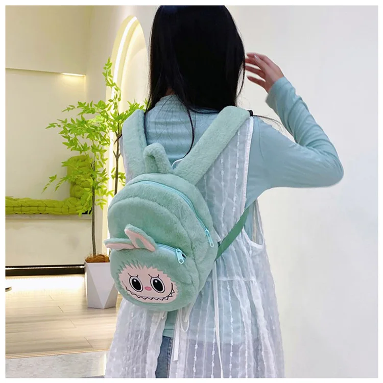 2024 Labubu Bakcpack for Girls Kids Cute Cartoon Plush Doll Bag Student Kawaii Backpack Outdoor Travel Bag 2024 Labubu Bakcpack for Girls Kids Cute Cartoon Plush Doll Bag Student Kawaii Backpack Outdoor Travel Bag