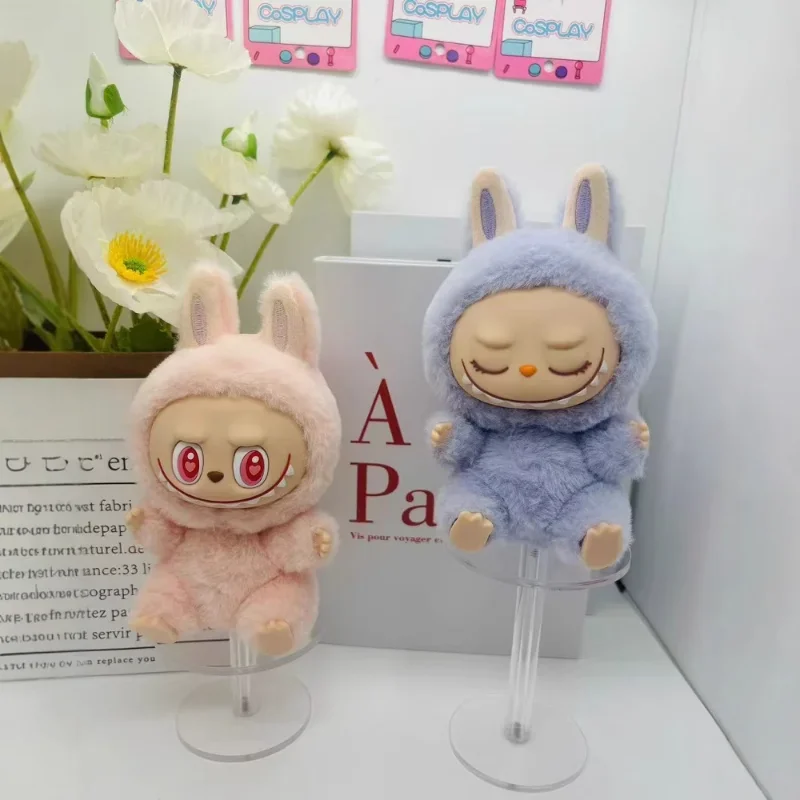 New High Quality Macaron 2 The Monsters Labubu Sitting Party Vinyl Plush Blind Box Decorative Surprise Box Doll Collection Gift