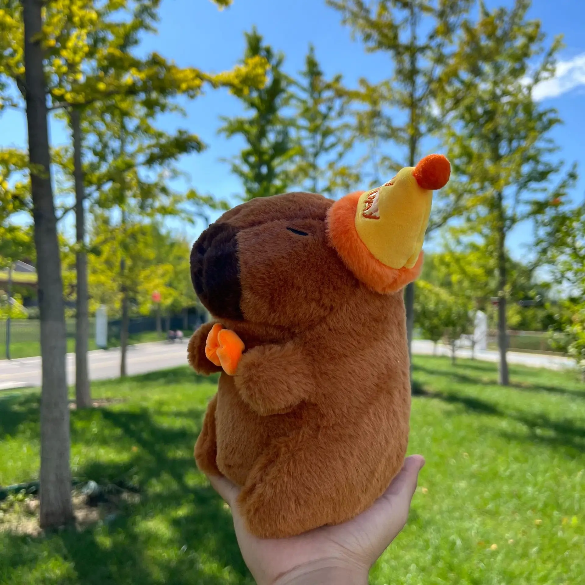 New 21cm Capybara Plush Toy Simulation Capibara Anime Fluffty Toy Cute Soft Stuffed Animals Doll Plush Christmas Gifts for Kids New 21cm Capybara Plush Toy Simulation Capibara Anime Fluffty Toy Cute Soft Stuffed Animals Doll Plush Christmas Gifts for Kids