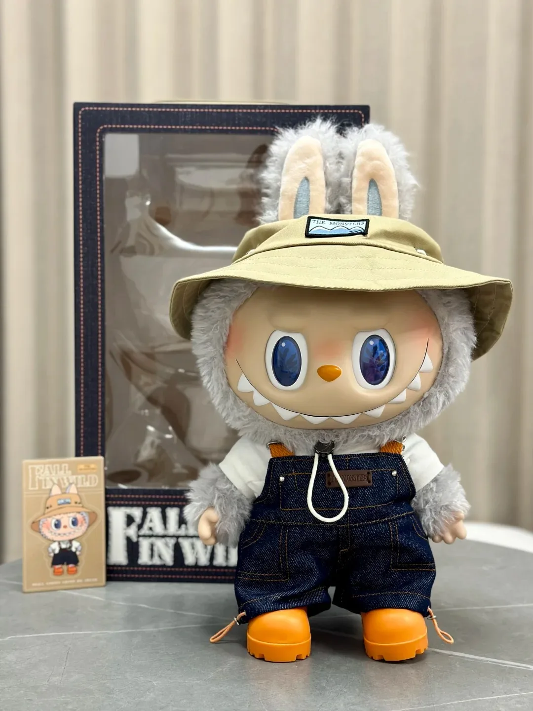 Popmart The Monsters 40cm Big baby Fall In Wild Spring Wild Home Series Glue Dolls Labubu Dolls Decoration Gifts Replica 1:1 Popmart The Monsters 40cm Big baby Fall In Wild Spring Wild Home Series Glue Dolls Labubu Dolls Decoration Gifts Replica 1:1