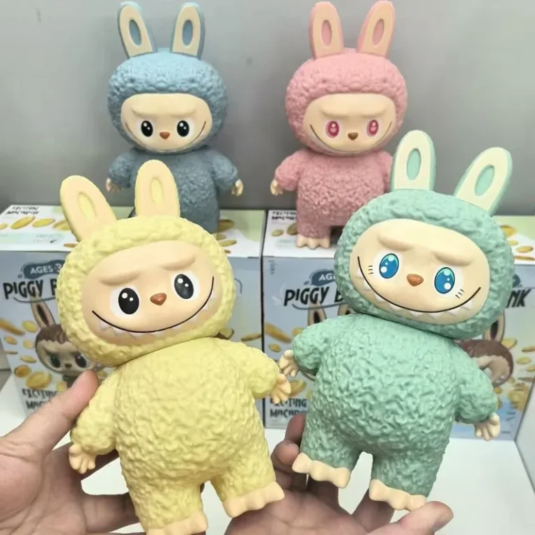 Labubu The Monsters Wild Home Doll - Cartoon Toy, Desktop Ornament with Pendant, Perfect for Kids
