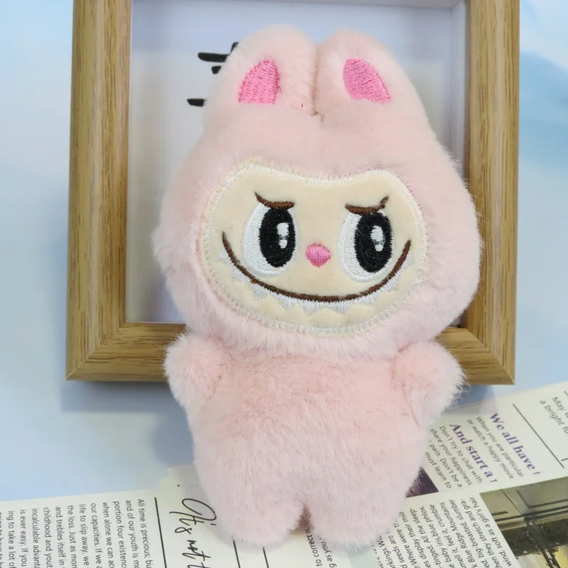 5pcs/lot  Labubu Plush Toy Kawaii White Labubu Stuffed Plushies Toys for Pillow Children Key chain accessories doll  Toys