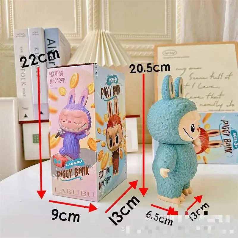 Cute Monster Labubu Piggy Bank Figurine Model Ornament For Children And Students Labubu Coin Piggy Bank Doll Decoration Kid Gift Cute Monster Labubu Piggy Bank Figurine Model Ornament For Children And Students Labubu Coin Piggy Bank Doll Decoration Kid Gift