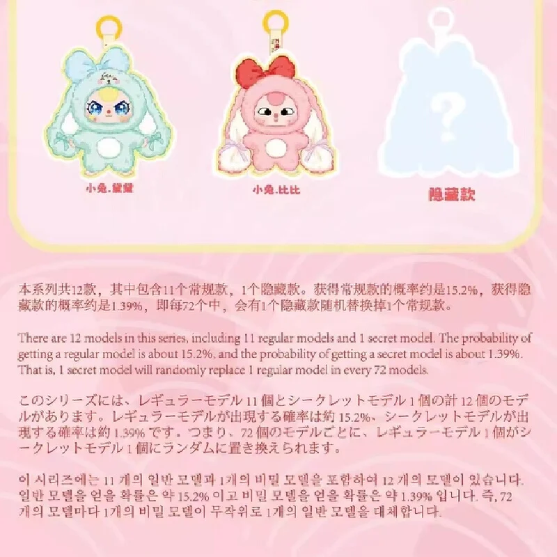 Cute Spot Baby Three Three Year Old Rabbit Returns Plush Blind Box Baby Three Ornaments Doll Baby Girl Gift Cute Exquisite Cute Spot Baby Three Three Year Old Rabbit Returns Plush Blind Box Baby Three Ornaments Doll Baby Girl Gift Cute Exquisite