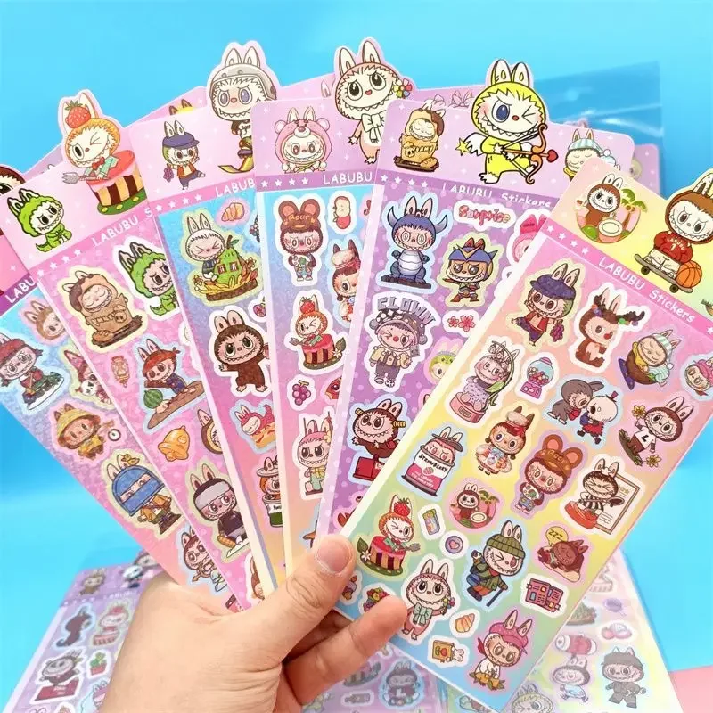 20Sheets Cartoon Labubu Stickers Laser Cute Graffiti Decoration Scrapbook Laptop Luggage Phone Case Sticker Waterproof Decal Toy 20Sheets Cartoon Labubu Stickers Laser Cute Graffiti Decoration Scrapbook Laptop Luggage Phone Case Sticker Waterproof Decal Toy
