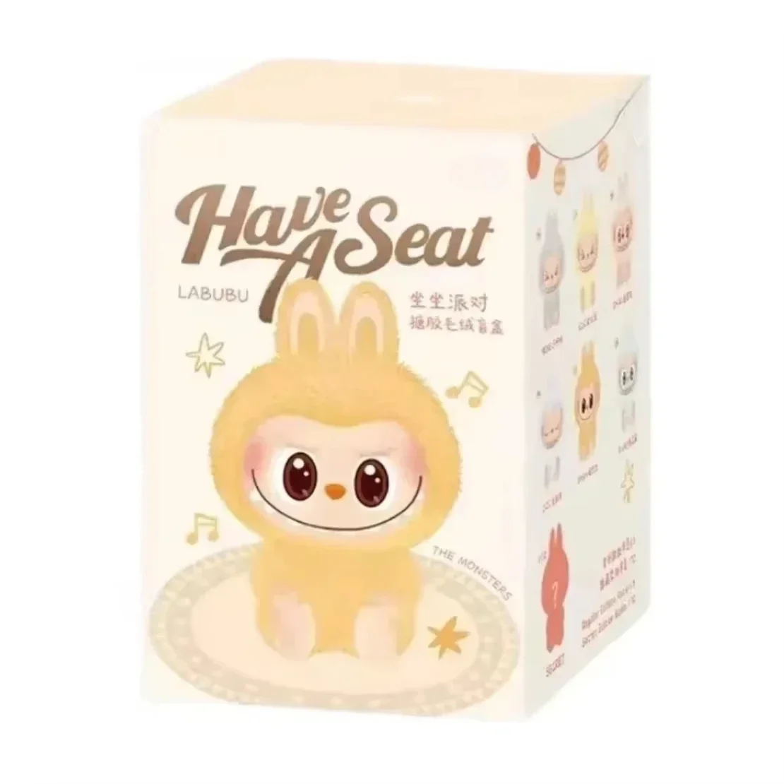New High Quality Macaron 2 The Monsters Labubu Sitting Party Vinyl Plush Blind Box Decorative Surprise Box Doll Collection Gift