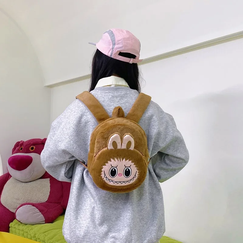 2024 Labubu Bakcpack for Girls Kids Cute Cartoon Plush Doll Bag Student Kawaii Backpack Outdoor Travel Bag 2024 Labubu Bakcpack for Girls Kids Cute Cartoon Plush Doll Bag Student Kawaii Backpack Outdoor Travel Bag