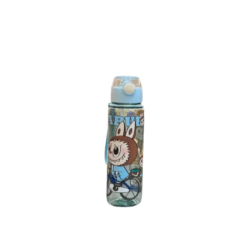 BPA-Free Visually Appealing Cartoon Water Bottle with Straw - Leak-Proof, Portable for Outdoor Sports, Fitness, Travel BPA-Free Visually Appealing Cartoon Water Bottle with Straw - Leak-Proof, Portable for Outdoor Sports, Fitness, Travel