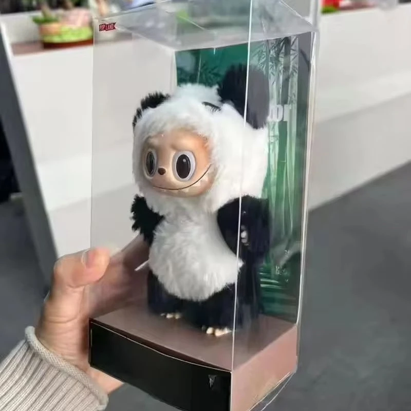 17cm Labubu Panda Mentor Series Blind Box Vinyl Doll Trendy Ornament  Keychain Collected 1:1 Replica High Qualitybirthday Gift