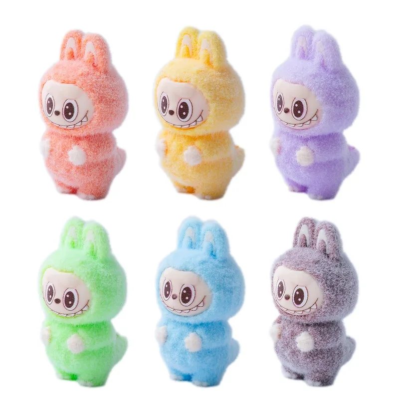 New flocking standing position, leader of Rabu, cute blind bag, DIY decorations, hanging accessories, mini ornaments. New flocking standing position, leader of Rabu, cute blind bag, DIY decorations, hanging accessories, mini ornaments.