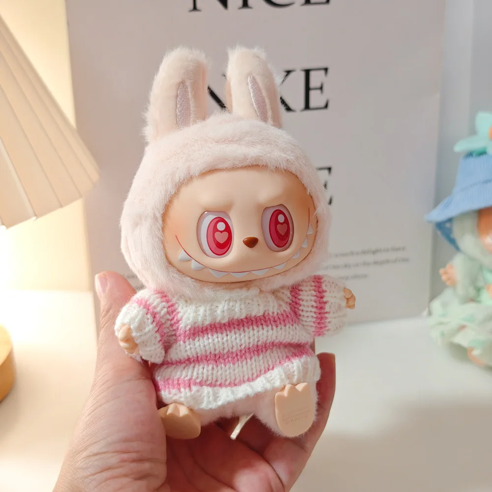 Only Labbubu Clothes Labubu Doll Accessories Kawaii Jewelry Cute Doll Ornament Christmas Gift Creative Labubu Keyring Kids Toys