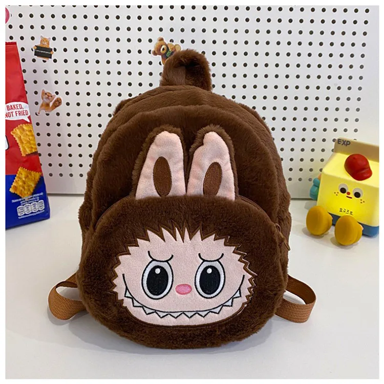 2024 Labubu Bakcpack for Girls Kids Cute Cartoon Plush Doll Bag Student Kawaii Backpack Outdoor Travel Bag 2024 Labubu Bakcpack for Girls Kids Cute Cartoon Plush Doll Bag Student Kawaii Backpack Outdoor Travel Bag