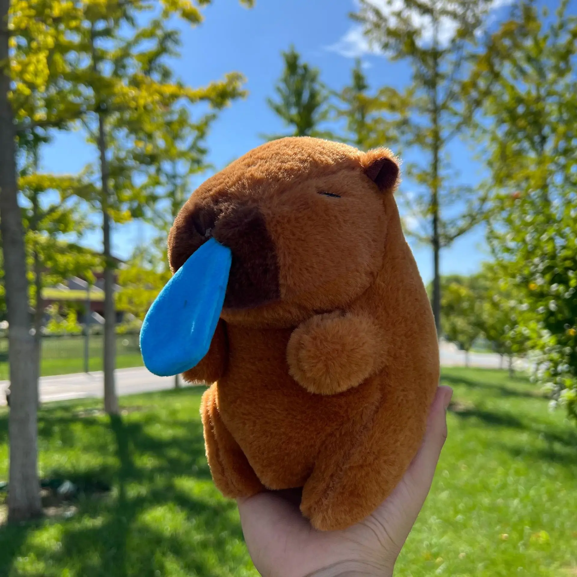 New 21cm Capybara Plush Toy Simulation Capibara Anime Fluffty Toy Cute Soft Stuffed Animals Doll Plush Christmas Gifts for Kids New 21cm Capybara Plush Toy Simulation Capibara Anime Fluffty Toy Cute Soft Stuffed Animals Doll Plush Christmas Gifts for Kids
