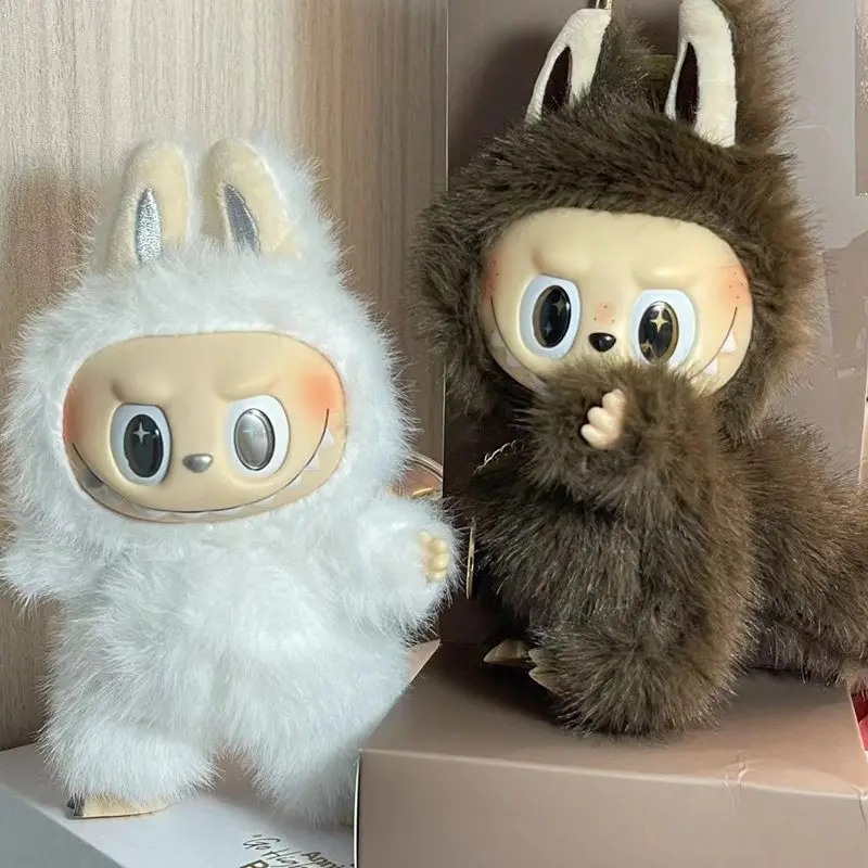 Zimomo Replica Cute Labubu Keyring Kawaii Backpack Decoration Labubu Keychain Kids Toys Surprise Christmas Gift Labubu Replica