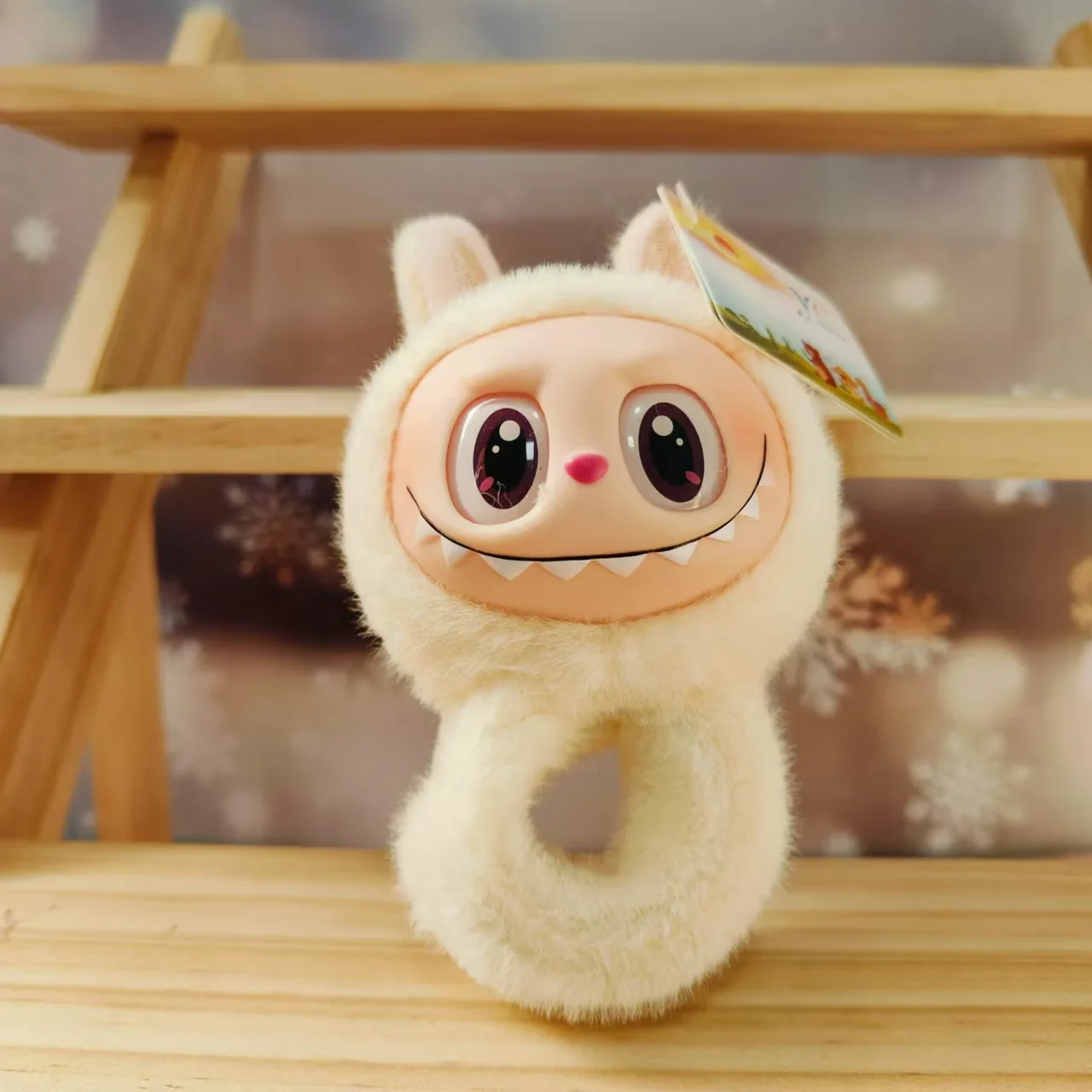 New labubu labubu snap ring plush doll cute toy doll doll wrist models men and women gifts New labubu labubu snap ring plush doll cute toy doll doll wrist models men and women gifts