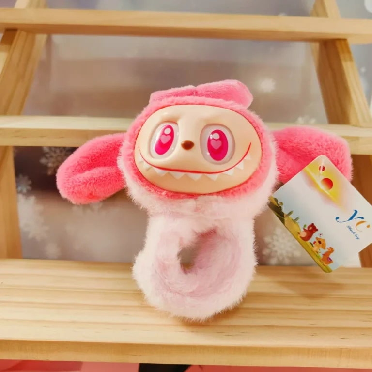 30CM Colorful Labubu Plush Doll Toy Cartoon Cute Girls Suppleness Doll Children Festivals Birthday Gift for Kids