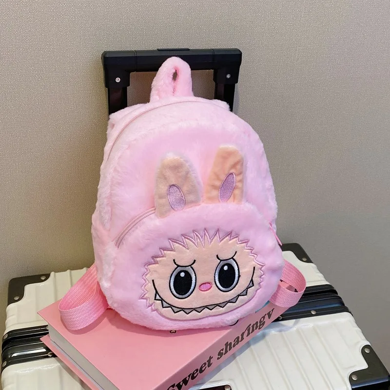 2024 Labubu Bakcpack for Girls Kids Cute Cartoon Plush Doll Bag Student Kawaii Backpack Outdoor Travel Bag 2024 Labubu Bakcpack for Girls Kids Cute Cartoon Plush Doll Bag Student Kawaii Backpack Outdoor Travel Bag