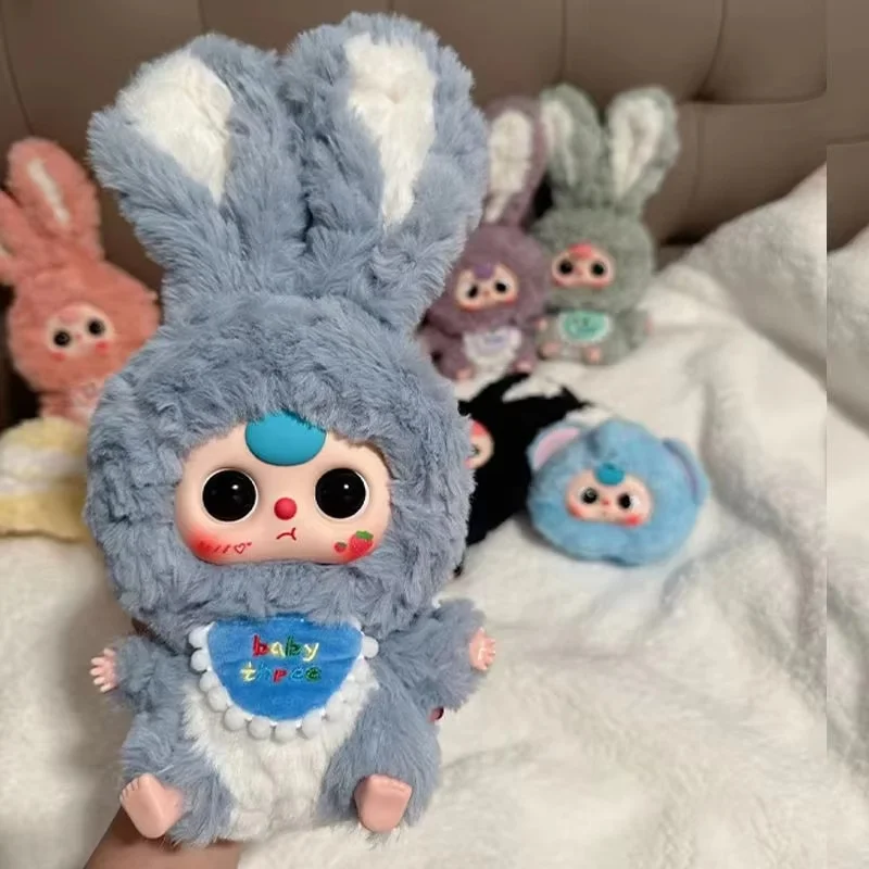 Baby Three Lily Rabbit Town Series 1:1 Replica Version Kawaii Mystery Blind Box Desktop Ornament Exquisite Doll Pendant Toy Gift