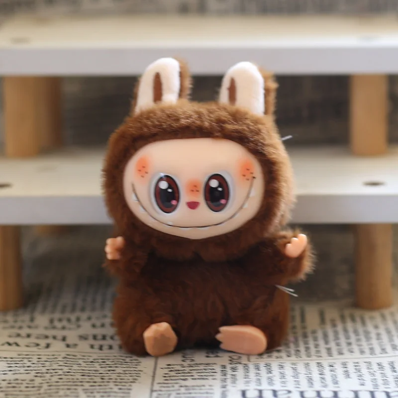 15cm Labubu Plush Keychain Cartoon Three-dimensional Enamel Doll Students Schoolbag Pendant Car Key Chain Gifts for Children 15cm Labubu Plush Keychain Cartoon Three-dimensional Enamel Doll Students Schoolbag Pendant Car Key Chain Gifts for Children