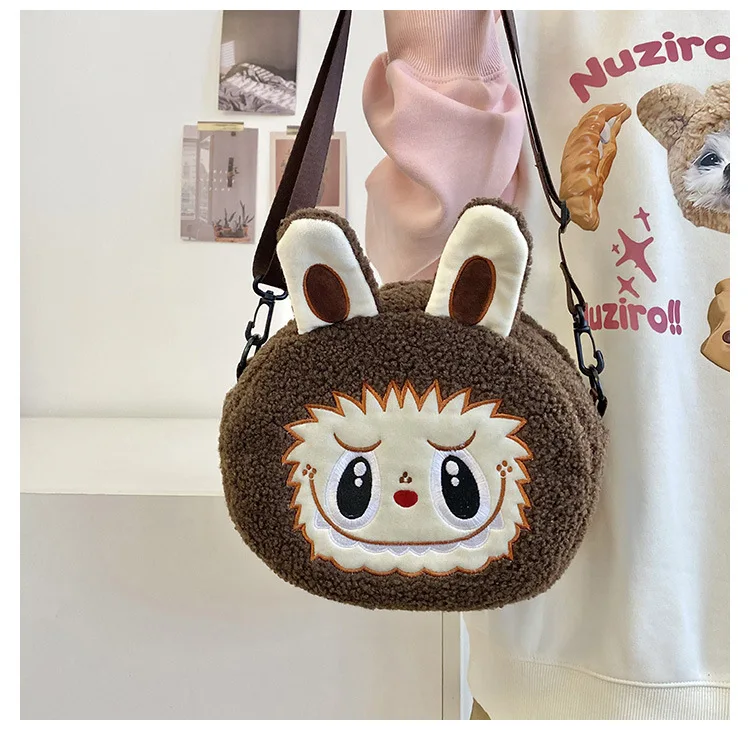 Labu Crossbody Bag Cartoon Backpack Doll Change Plush Bag Children'S Backpack Cartoon Bag Shoulder Bag Handbag Girl Gift Labu Crossbody Bag Cartoon Backpack Doll Change Plush Bag Children'S Backpack Cartoon Bag Shoulder Bag Handbag Girl Gift