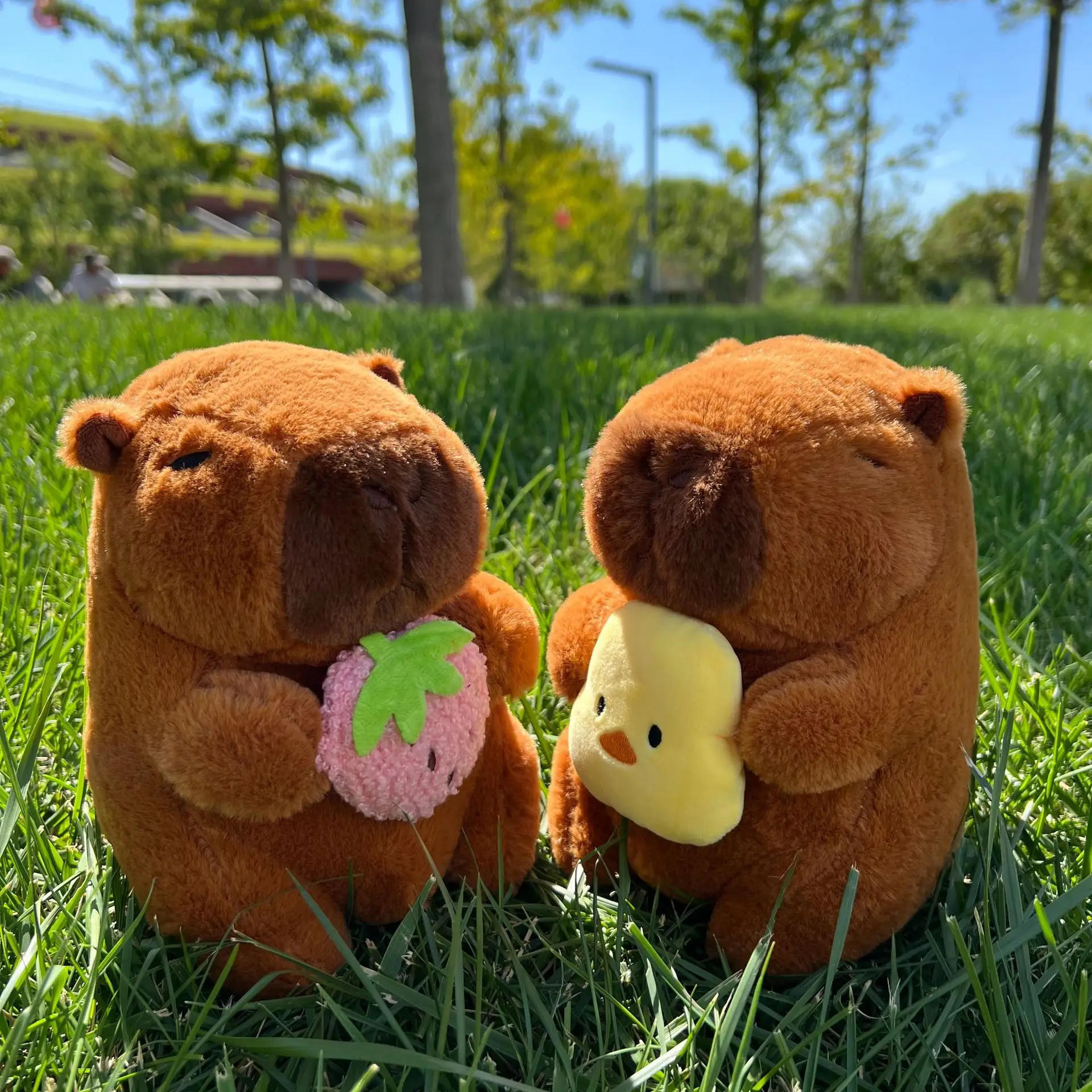 New 21cm Capybara Plush Toy Simulation Capibara Anime Fluffty Toy Cute Soft Stuffed Animals Doll Plush Christmas Gifts for Kids New 21cm Capybara Plush Toy Simulation Capibara Anime Fluffty Toy Cute Soft Stuffed Animals Doll Plush Christmas Gifts for Kids