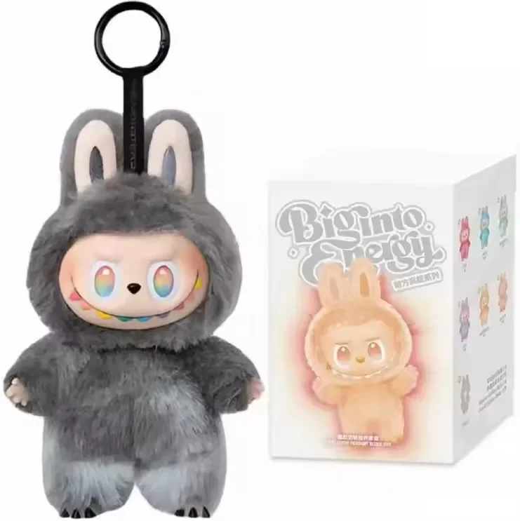 High Quality Macaron For Labubu V3 The Monsters Big Into Energy Series Blind Box Vinyl Plush Doll Pendant Gradient Color Gift