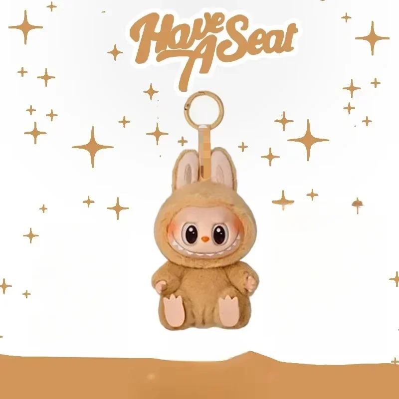Cute For Labubu The Monsters Doll Blind Box Heart-Moving Macaron Mokoko Anime Figures Guess Bag Hanging Pendant Gift