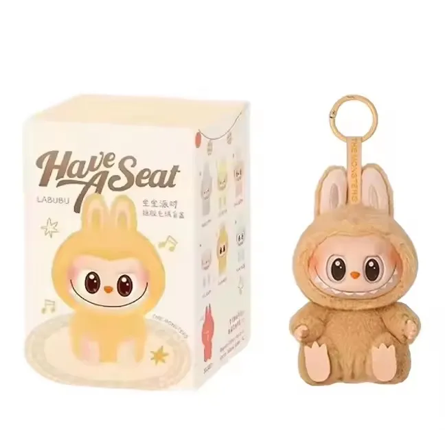 High Quality Macaron For Labubu V3 The Monsters Big Into Energy Series Blind Box Vinyl Plush Doll Pendant Gradient Color Gift