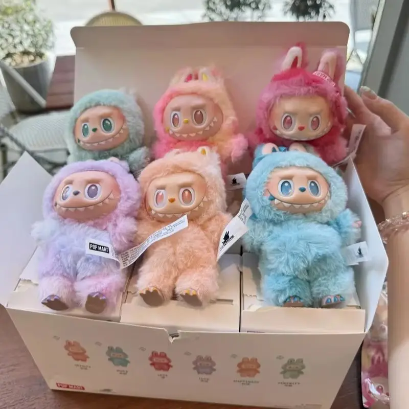 G6 High Quality Labubu V3 Labubu Blind Box The Monster Mystery Box Kawaii Lububu Doll Keyring Surprise Christmas Gift Kids Toys