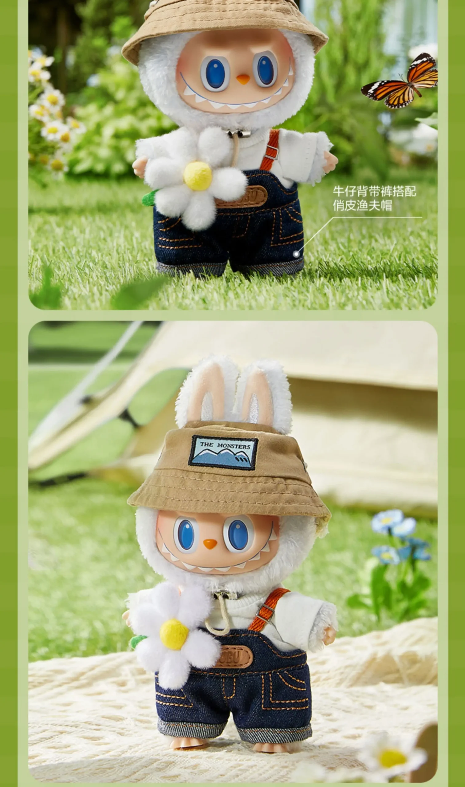 Popmart The Monsters 40cm Big baby Fall In Wild Spring Wild Home Series Glue Dolls Labubu Dolls Decoration Gifts Replica 1:1 Popmart The Monsters 40cm Big baby Fall In Wild Spring Wild Home Series Glue Dolls Labubu Dolls Decoration Gifts Replica 1:1