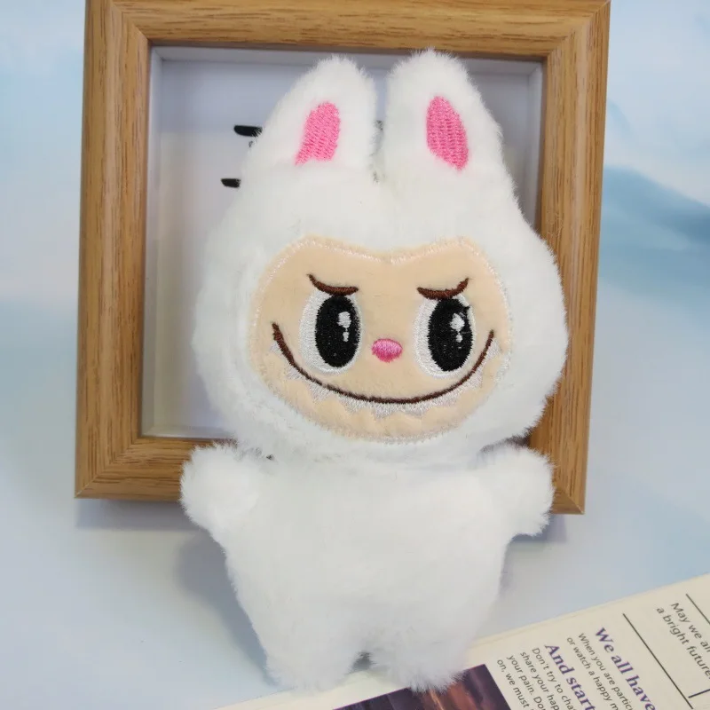 5pcs/lot  Labubu Plush Toy Kawaii White Labubu Stuffed Plushies Toys for Pillow Children Key chain accessories doll  Toys