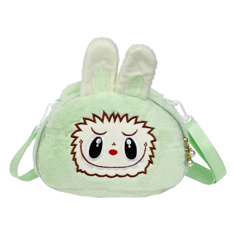 Labu Crossbody Bag Cartoon Backpack Doll Change Plush Bag Children'S Backpack Cartoon Bag Shoulder Bag Handbag Girl Gift Labu Crossbody Bag Cartoon Backpack Doll Change Plush Bag Children'S Backpack Cartoon Bag Shoulder Bag Handbag Girl Gift