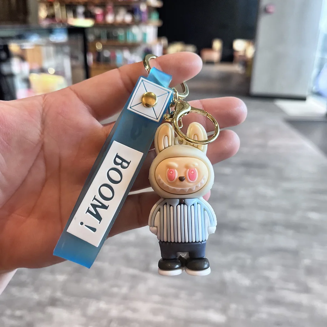 Cartoon Straw Hat Labubu Small Sheep Key Chain Pendant Cute Labubu Doll Schoolbag Car Key Pendant Accessories Gift Cartoon Straw Hat Labubu Small Sheep Key Chain Pendant Cute Labubu Doll Schoolbag Car Key Pendant Accessories Gift