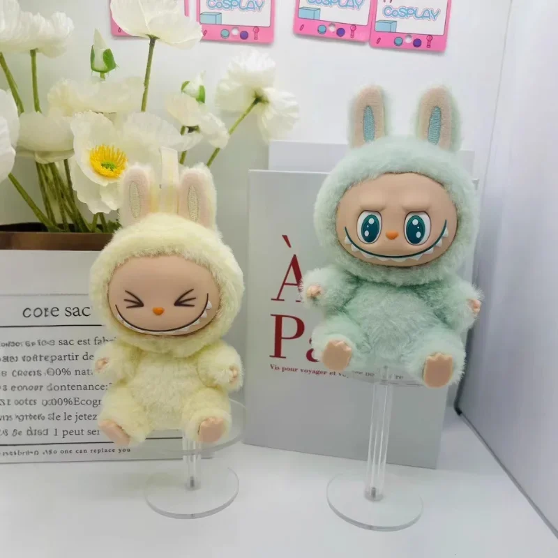 New High Quality Macaron 2 The Monsters Labubu Sitting Party Vinyl Plush Blind Box Decorative Surprise Box Doll Collection Gift