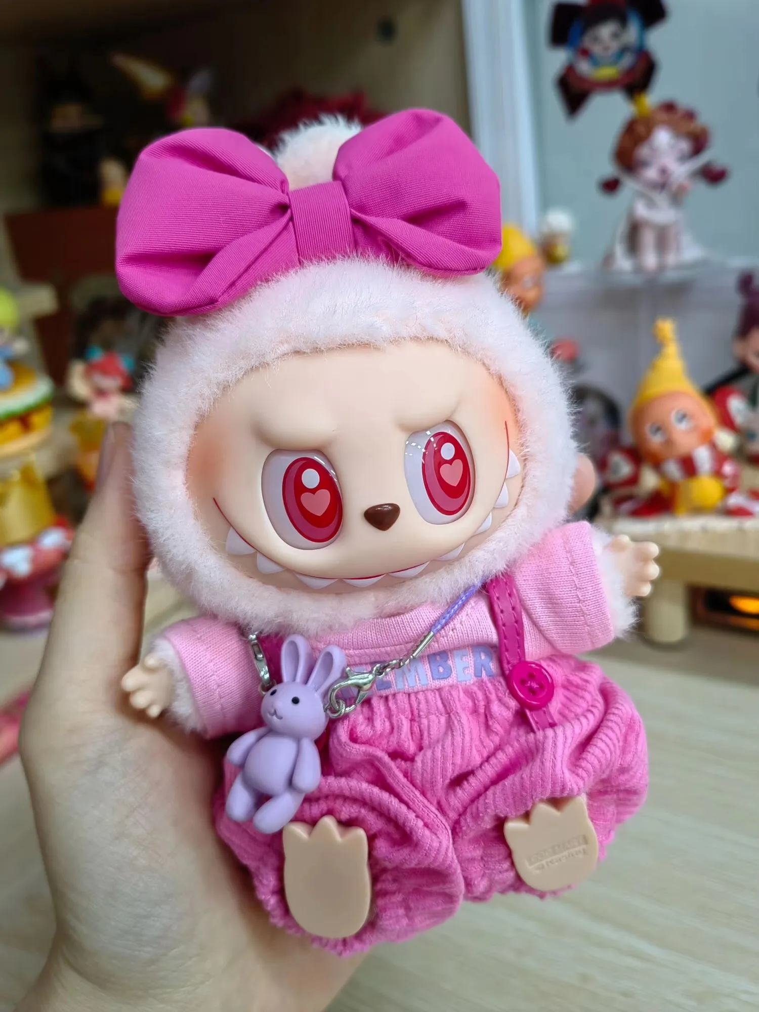 Original 17cm labubu clothes outfit Plush doll clothes Macaron Cute Clothing DIY Kid Gift Clothes Hair accessories v1v2 clothes Original 17cm labubu clothes outfit Plush doll clothes Macaron Cute Clothing DIY Kid Gift Clothes Hair accessories v1v2 clothes