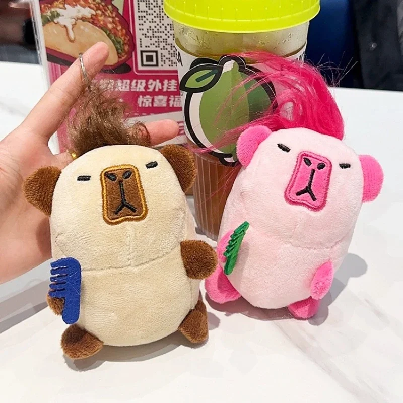 1-20PCS Kawaii Keychain Plush Pendant Explosive Kapybara Plush Pendant Keychain Toys Bag Pendant Doll Car Decoration Doll 1-20PCS Kawaii Keychain Plush Pendant Explosive Kapybara Plush Pendant Keychain Toys Bag Pendant Doll Car Decoration Doll