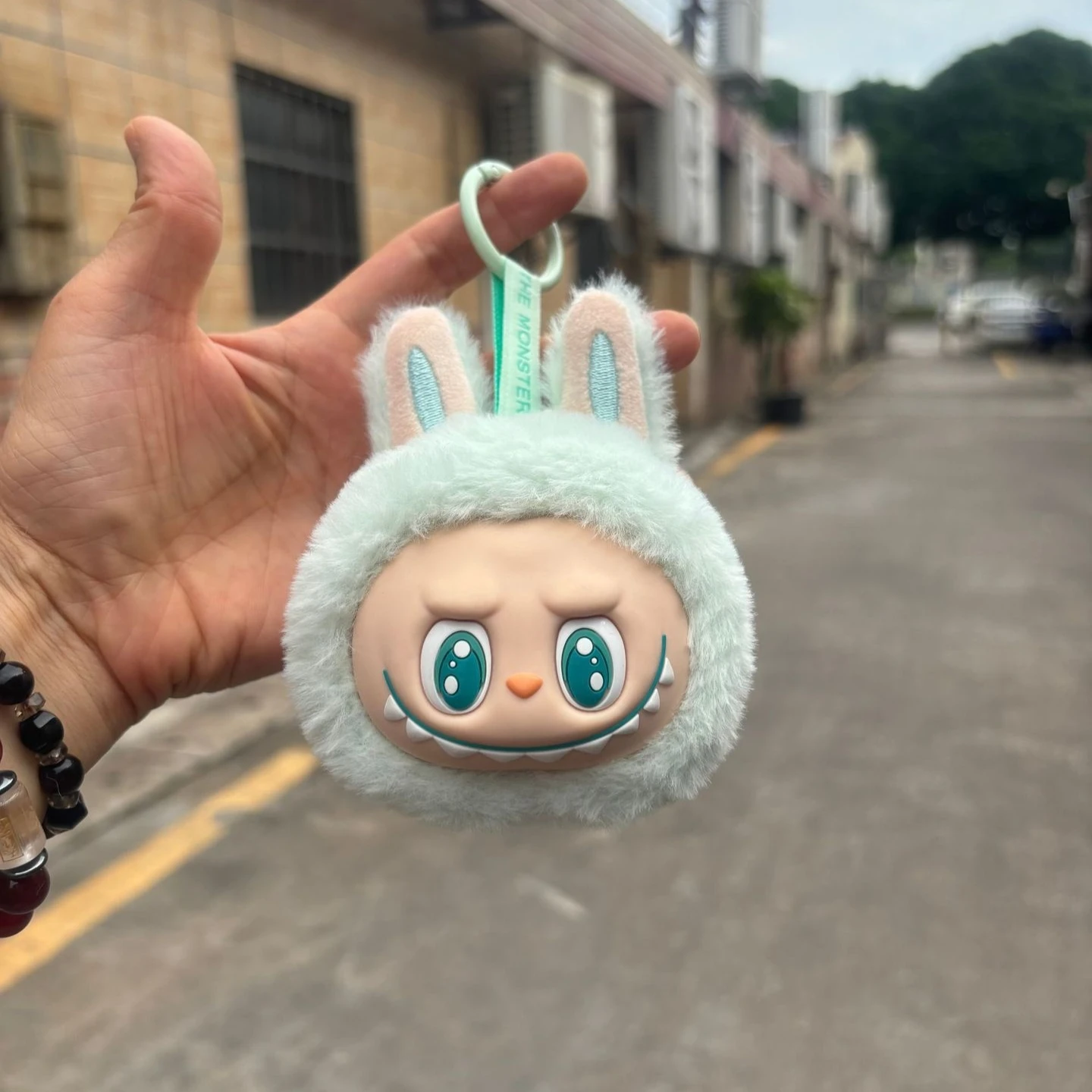Labubu 2nd Generation Series Multi Color Cute Doll Head Plush Toy Backpack Pendant Keychain Anime Peripheral Mysterious Box Gift