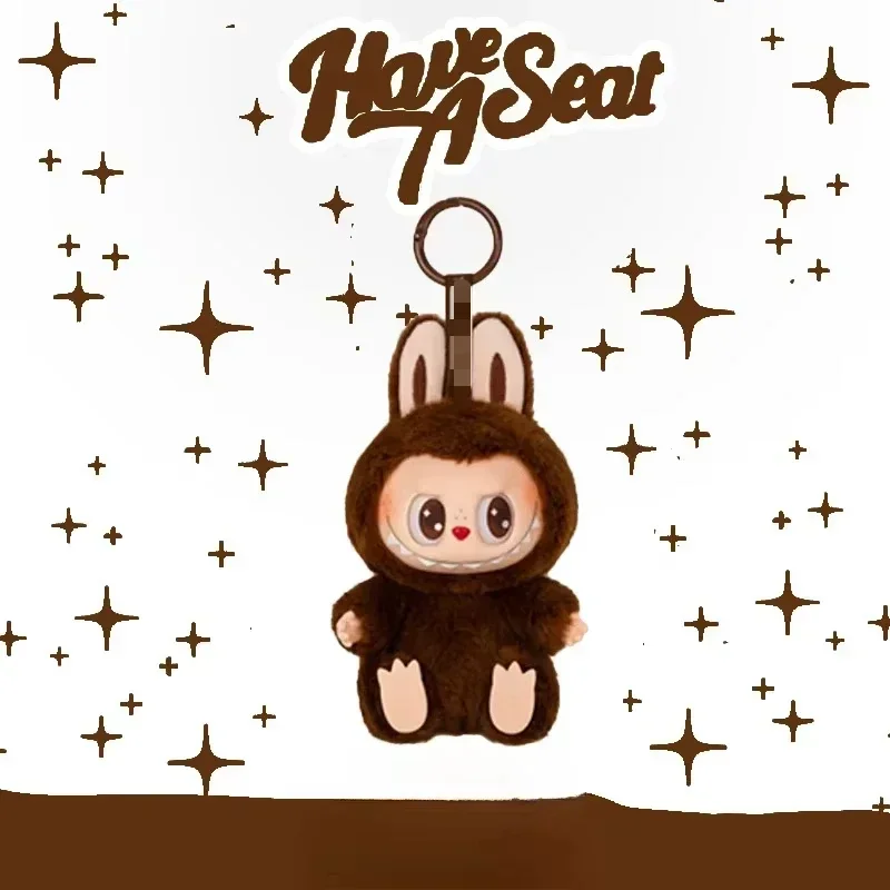 Cute For Labubu The Monsters Doll Blind Box Heart-Moving Macaron Mokoko Anime Figures Guess Bag Hanging Pendant Gift