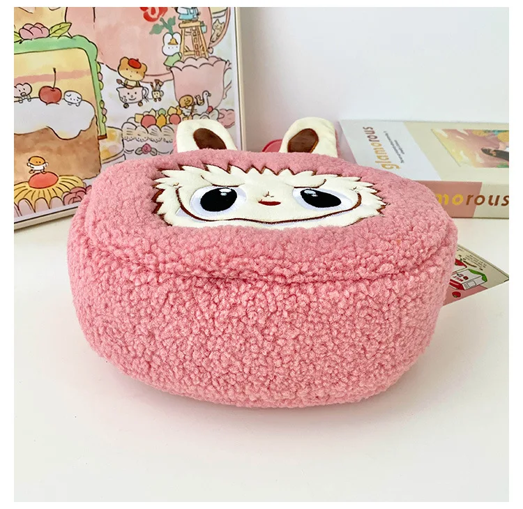 Labu Crossbody Bag Cartoon Backpack Doll Change Plush Bag Children'S Backpack Cartoon Bag Shoulder Bag Handbag Girl Gift Labu Crossbody Bag Cartoon Backpack Doll Change Plush Bag Children'S Backpack Cartoon Bag Shoulder Bag Handbag Girl Gift