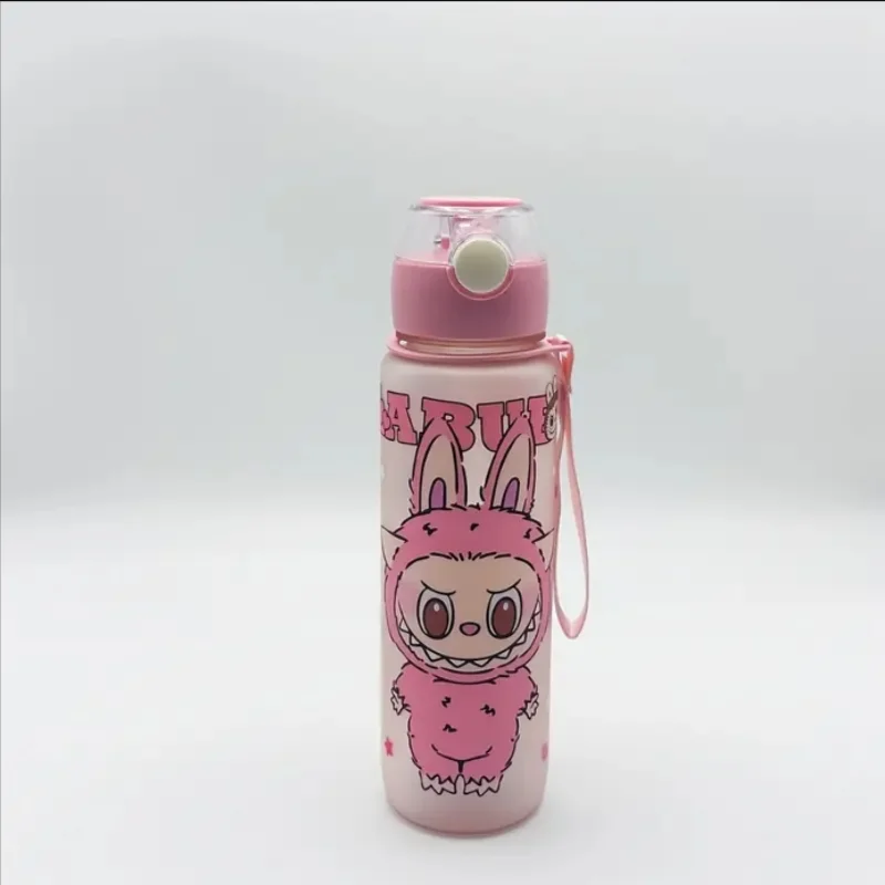 BPA-Free Visually Appealing Cartoon Water Bottle with Straw - Leak-Proof, Portable for Outdoor Sports, Fitness, Travel BPA-Free Visually Appealing Cartoon Water Bottle with Straw - Leak-Proof, Portable for Outdoor Sports, Fitness, Travel