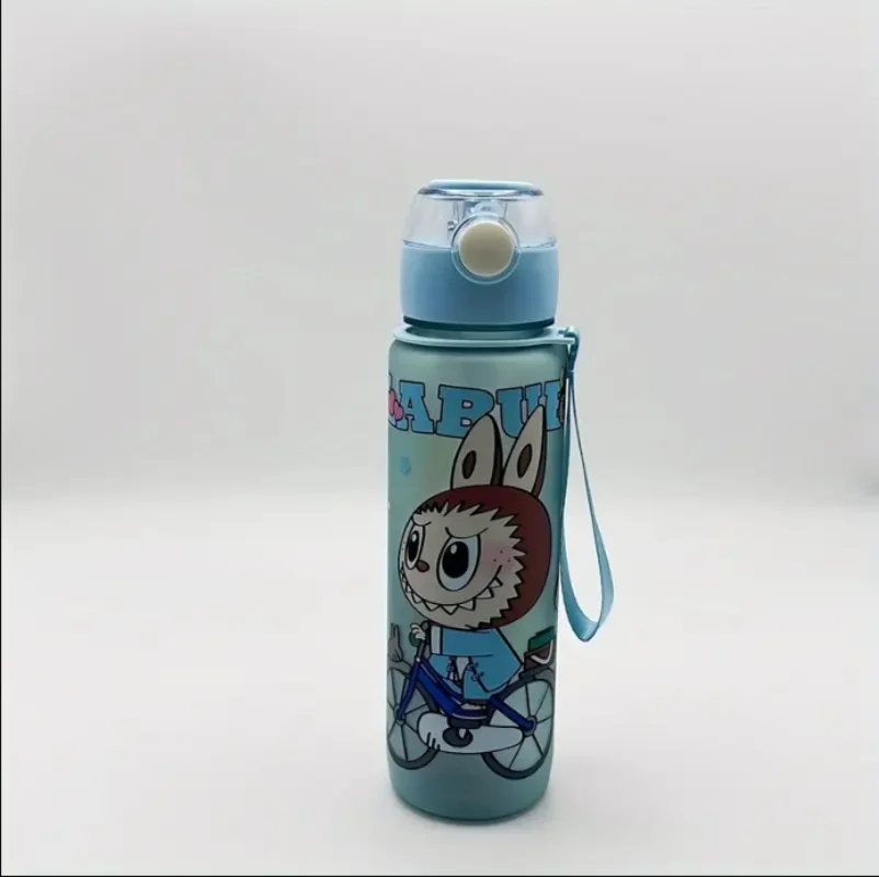 BPA-Free Visually Appealing Cartoon Water Bottle with Straw - Leak-Proof, Portable for Outdoor Sports, Fitness, Travel BPA-Free Visually Appealing Cartoon Water Bottle with Straw - Leak-Proof, Portable for Outdoor Sports, Fitness, Travel