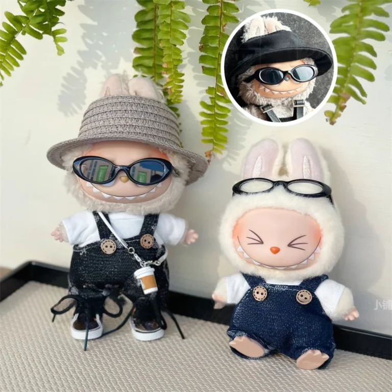 In Stock New 38cm The Monster Labubu Series Zimomo Big Angel Creative Doll  Vinyl Pendant Doll Model Replica Toys Birthday Gifts