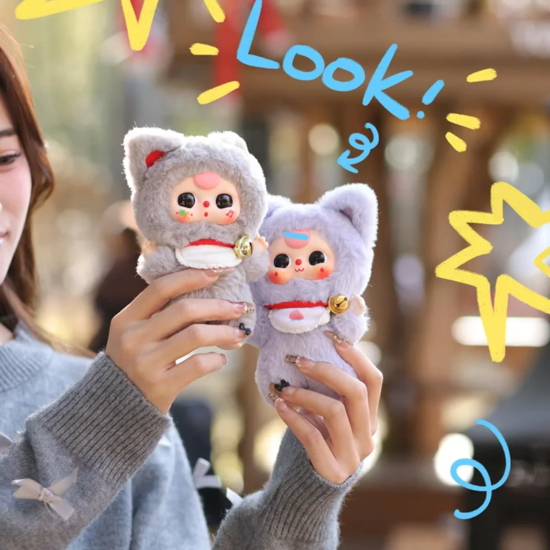 Baby Three Billionaire Lucky Cat Series Blind Box Toys Mystery Box Caixa Misteriosa Plush Doll Stuffed Doll Toy for Girls Gift Baby Three Billionaire Lucky Cat Series Blind Box Toys Mystery Box Caixa Misteriosa Plush Doll Stuffed Doll Toy for Girls Gift