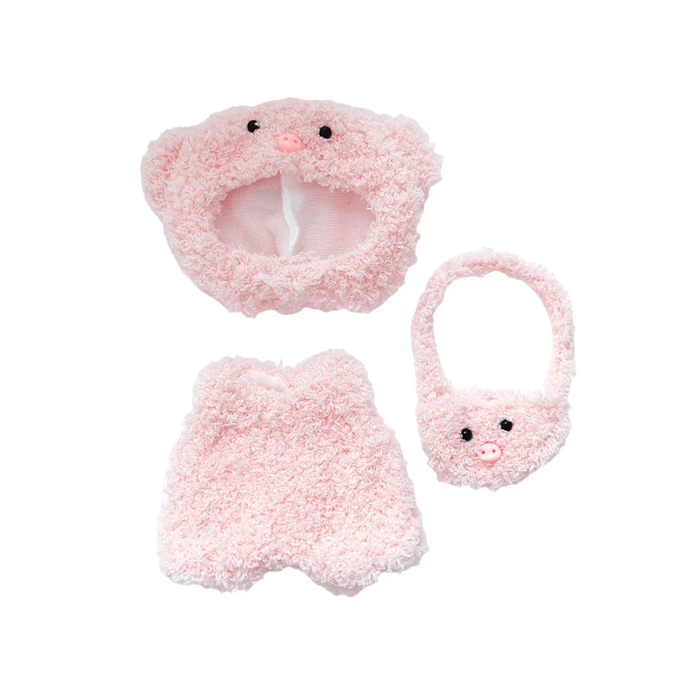 For Labubu V1 V2 Idol Cute Doll Clothes Fashion Sweater Outfit Accessories Sitting Party Pink White Striped Sweater Cup Clothing For Labubu V1 V2 Idol Cute Doll Clothes Fashion Sweater Outfit Accessories Sitting Party Pink White Striped Sweater Cup Clothing