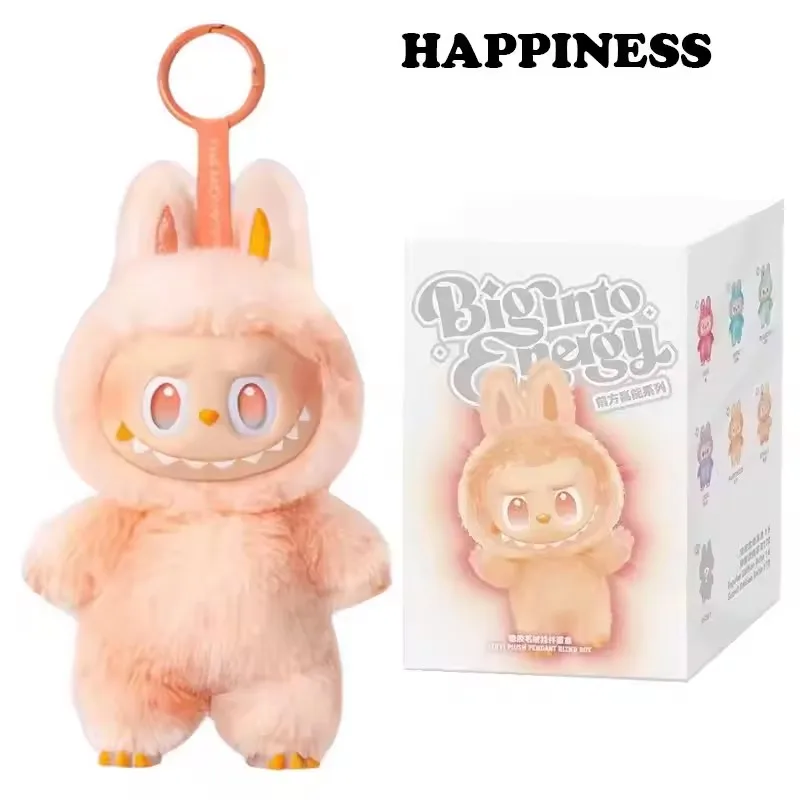 High Quality Macaron For Labubu V3 The Monsters Big Into Energy Series Blind Box Vinyl Plush Doll Pendant Gradient Color Gift