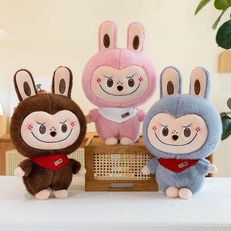85cm Big Size Labubu Funny Cartoon Anime Plush Stuffed Doll Room Plushies Pillow Kawai Ornaments Children's Holiday Gifts