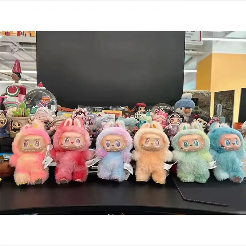 For New The Monster Labubu 3V Blind Box Series PVC Labubu Macaron Pendant Doll Monster Keychain Birthday Holiday For Kids Gift For New The Monster Labubu 3V Blind Box Series PVC Labubu Macaron Pendant Doll Monster Keychain Birthday Holiday For Kids Gift