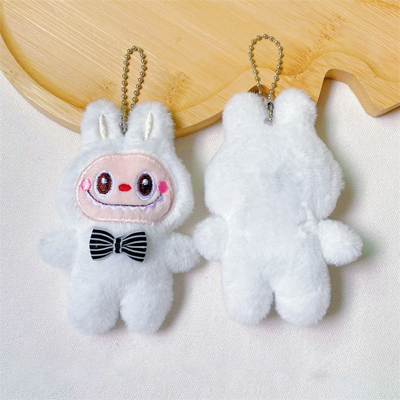 Cartoon Labubu Plush Toys Doll Keychain Kawaii Anime Pendant Keyring Cute Children Girls Birthday Gifts Backpack Hang Cartoon Labubu Plush Toys Doll Keychain Kawaii Anime Pendant Keyring Cute Children Girls Birthday Gifts Backpack Hang